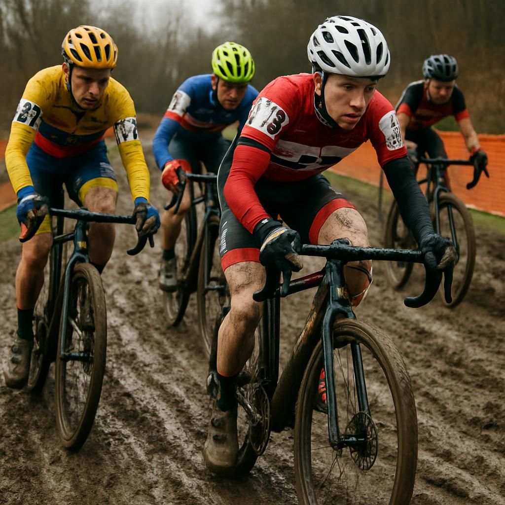 des cyclistes se sont affrontés avec passion sur le parcours de cyclo-cross exigeant du btc de saint-memmie, offrant un spectacle intense et sportif.