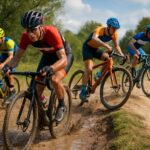 des cyclistes passionnés se sont affrontés sur le parcours de cyclo-cross du btc de saint-memmie, offrant une compétition intense et spectaculaire.