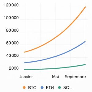 découvrez comment btc, eth et sol progressent alors que les marchés restent attentifs aux décisions de la fed, aux résultats des grandes entreprises technologiques et à la dépréciation du dollar.