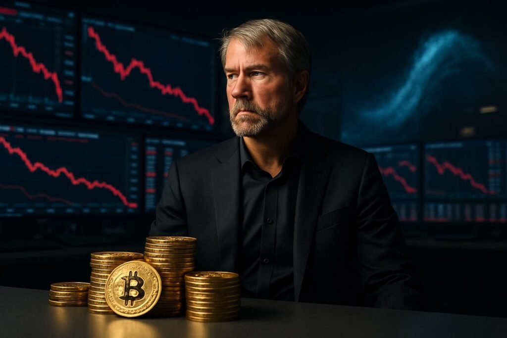 découvrez comment michael saylor relance la tendance bitcoin alors que strategy achète pour 2,13 milliards de dollars en bitcoins en pleine chute du marché.