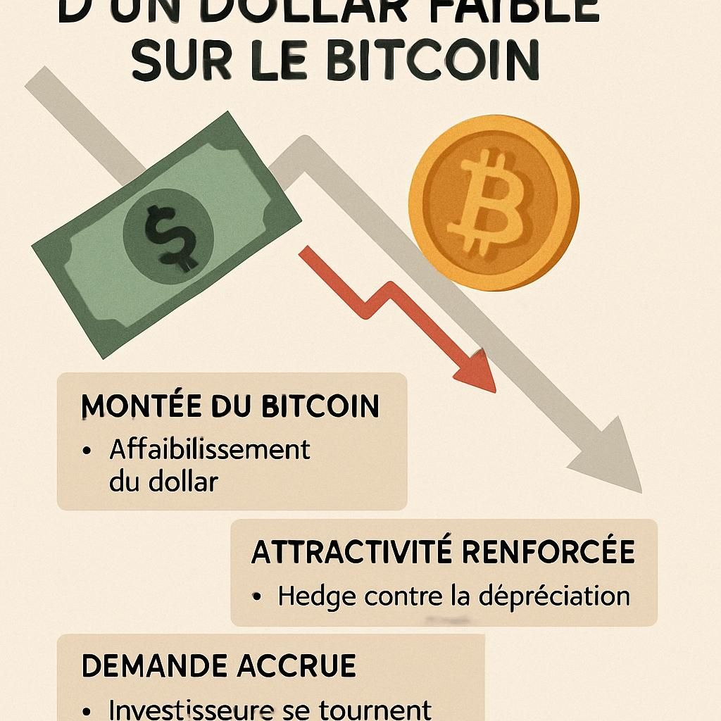 découvrez pourquoi jpmorgan explique que la faiblesse du dollar n'a pas entraîné de hausse du bitcoin, malgré les attentes du marché.