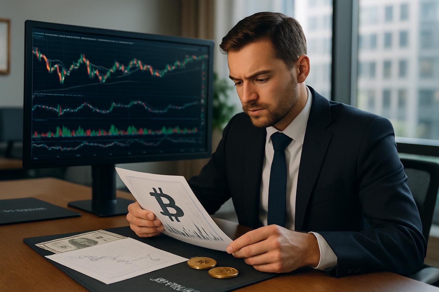 découvrez pourquoi jpmorgan explique que la faiblesse du dollar n'a pas entraîné une hausse du bitcoin, analysant les facteurs influençant le marché des cryptomonnaies.