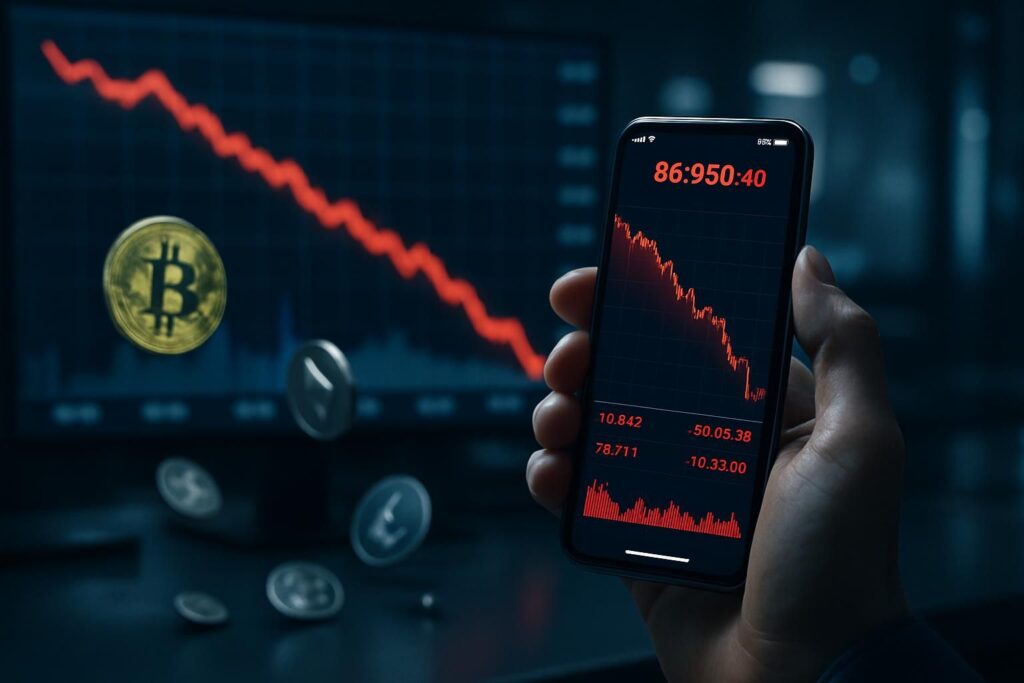 bitcoin plonge sous les 87 000 $, entraînant la liquidation de plus de 744 millions de dollars sur le marché des cryptomonnaies. analyse des impacts et perspectives.