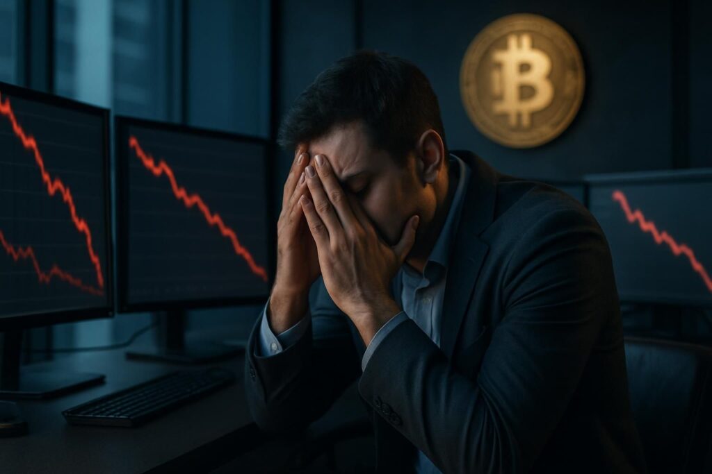 bitcoin enregistre un record inédit de ventes à perte chez les investisseurs à court terme depuis 2023, révélant une tendance inquiétante sur le marché des cryptomonnaies.