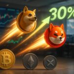 découvrez pourquoi doge et shib ont enregistré une hausse de 30% tandis que btc, eth et xrp restent stables. analyse approfondie des facteurs influençant cette dynamique sur le marché des cryptomonnaies.