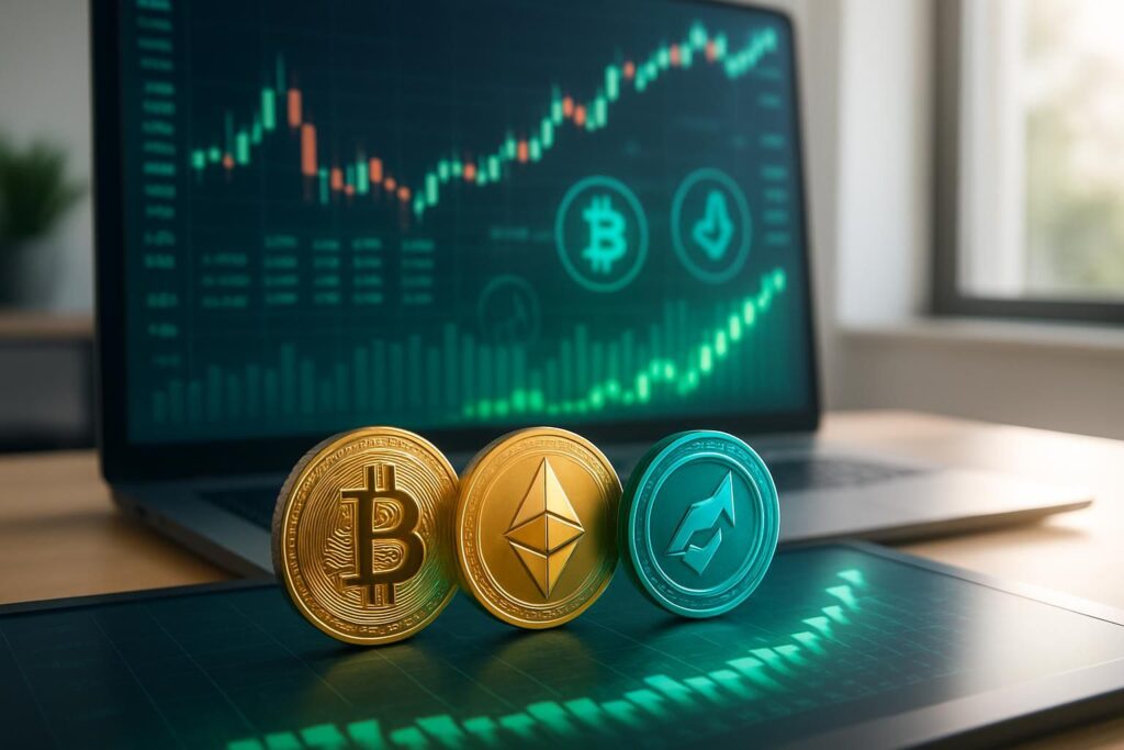 découvrez comment le btc repart à la hausse et explorez 3 cryptomonnaies à fort potentiel x100 à surveiller pour maximiser vos gains lors de cette croissance prometteuse.