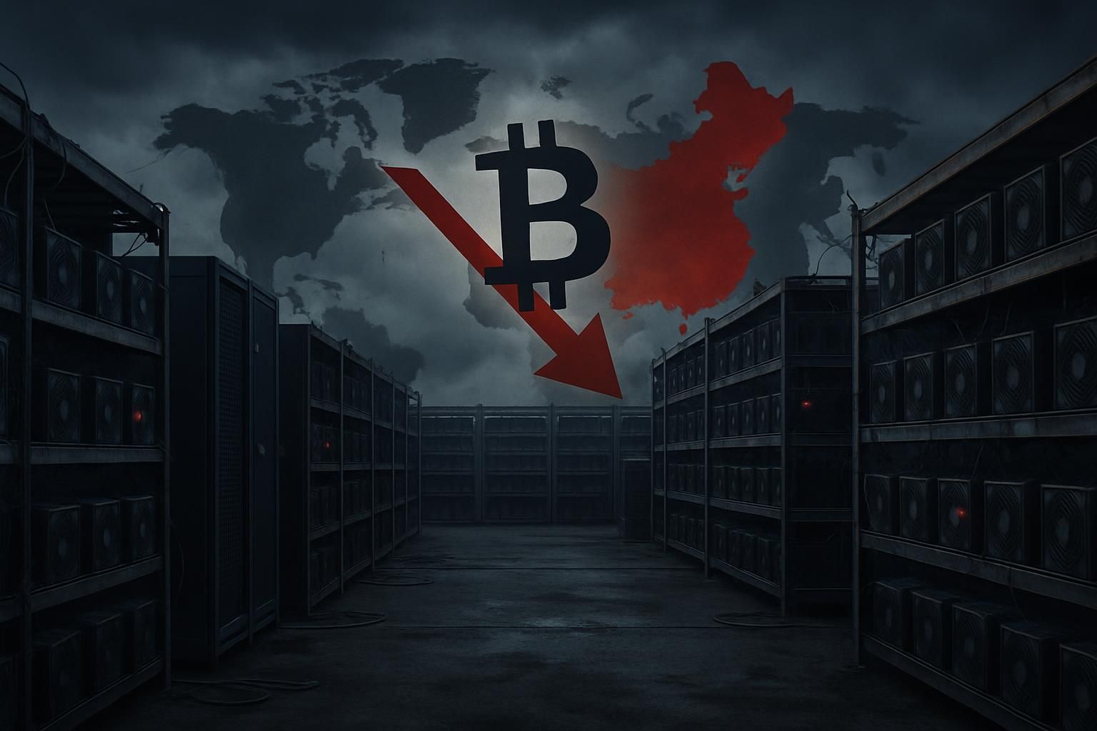 le hashrate du bitcoin chute de 12 %, enregistrant la plus forte baisse depuis l'interdiction du minage en chine, selon les données de cryptoquant.