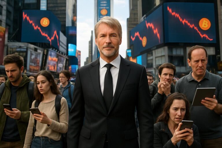 découvrez la réaction de michael saylor face à la baisse des cours des cryptomonnaies et sa réponse à la panique qui touche touristes et sceptiques dans cet univers en pleine volatilité.