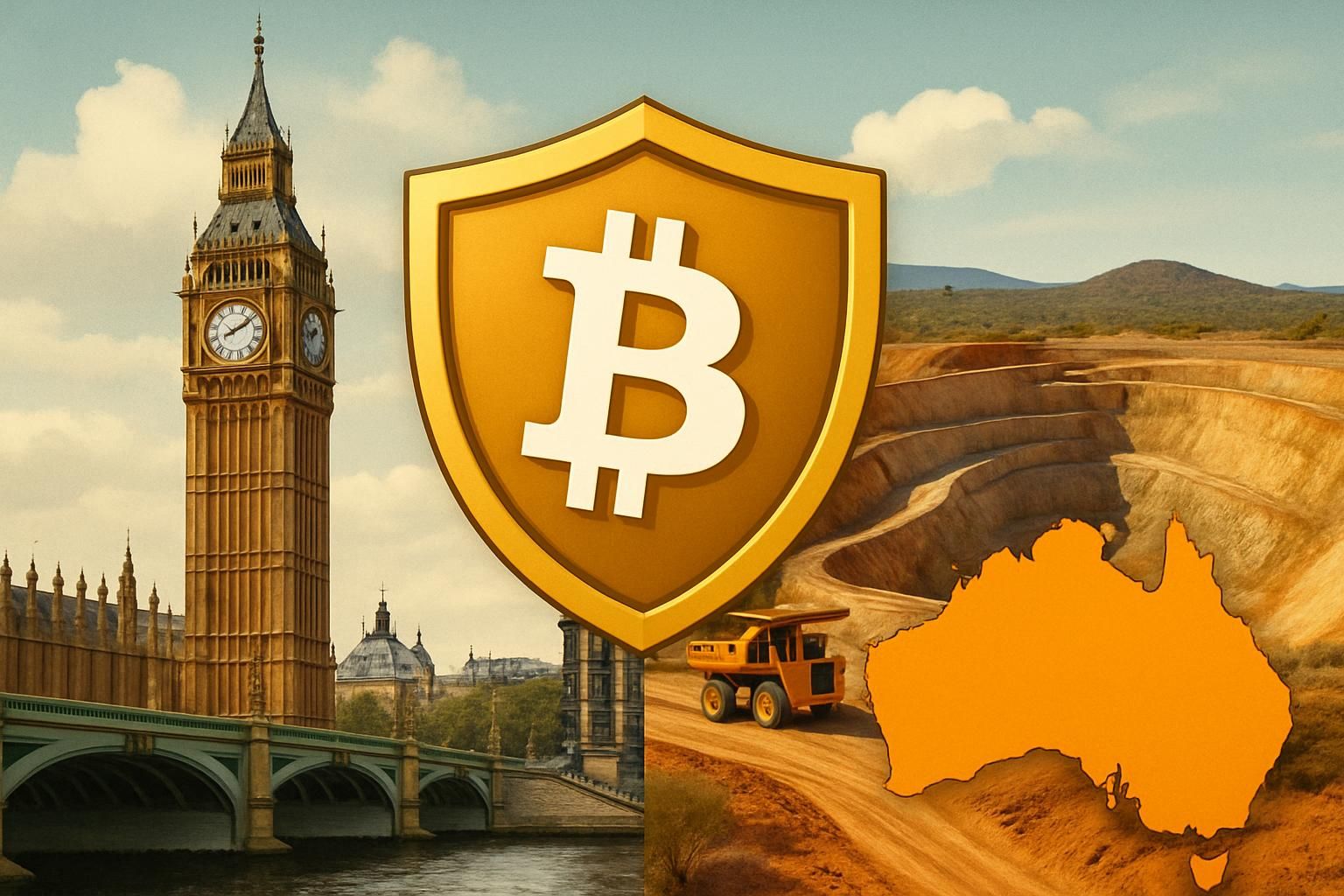 london btc sécurise une option stratégique sur une mine d'or en australie afin de diversifier ses actifs et protéger contre la volatilité du bitcoin.