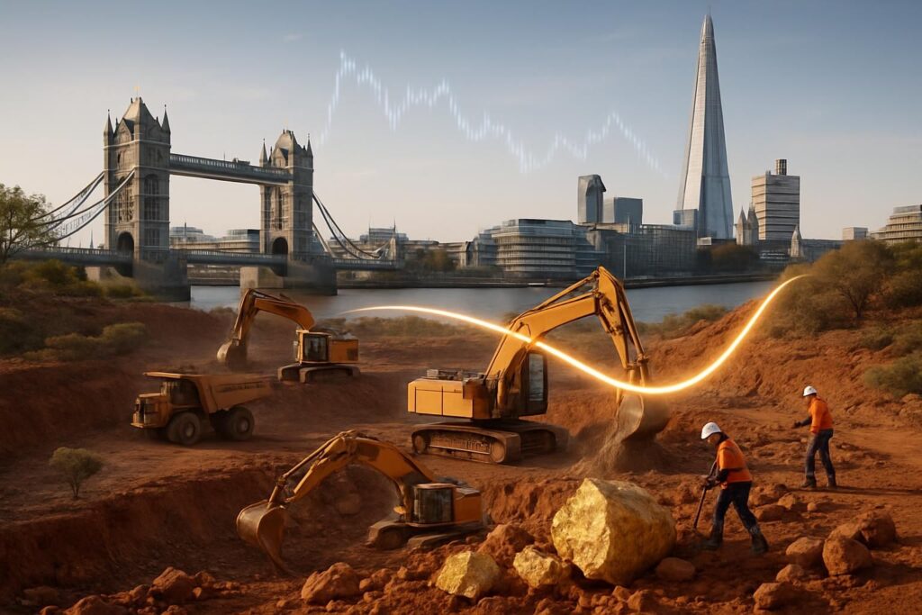 london btc sécurise une option stratégique sur une mine d'or en australie afin de diversifier ses actifs et réduire l'impact de la volatilité du bitcoin.