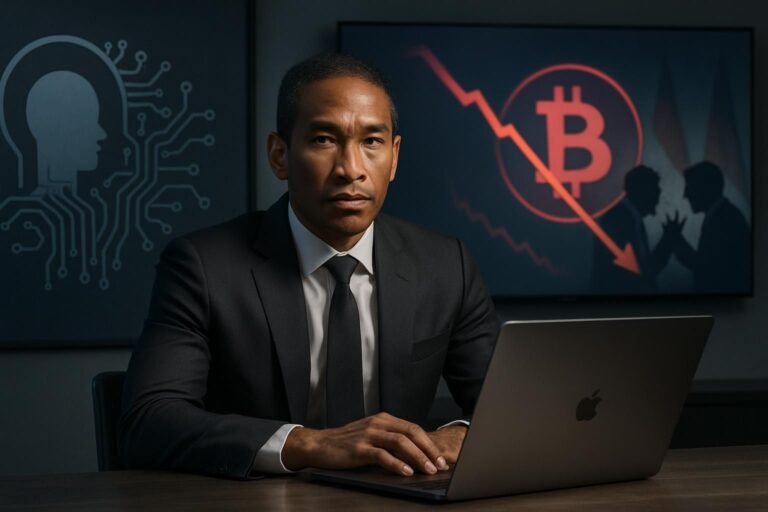 arthur hayes analyse la baisse de 50 % du bitcoin, pointant l'influence croissante de l'ia et les tensions géopolitiques comme principaux facteurs.