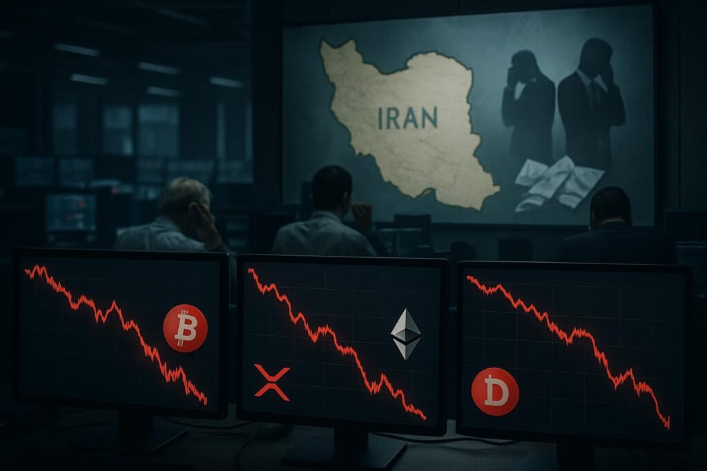 bitcoin, ethereum, xrp et dogecoin plongent ce vendredi matin, impactés par les tensions persistantes avec l’iran qui ignore l’accord de paix, affectant les marchés des cryptomonnaies.