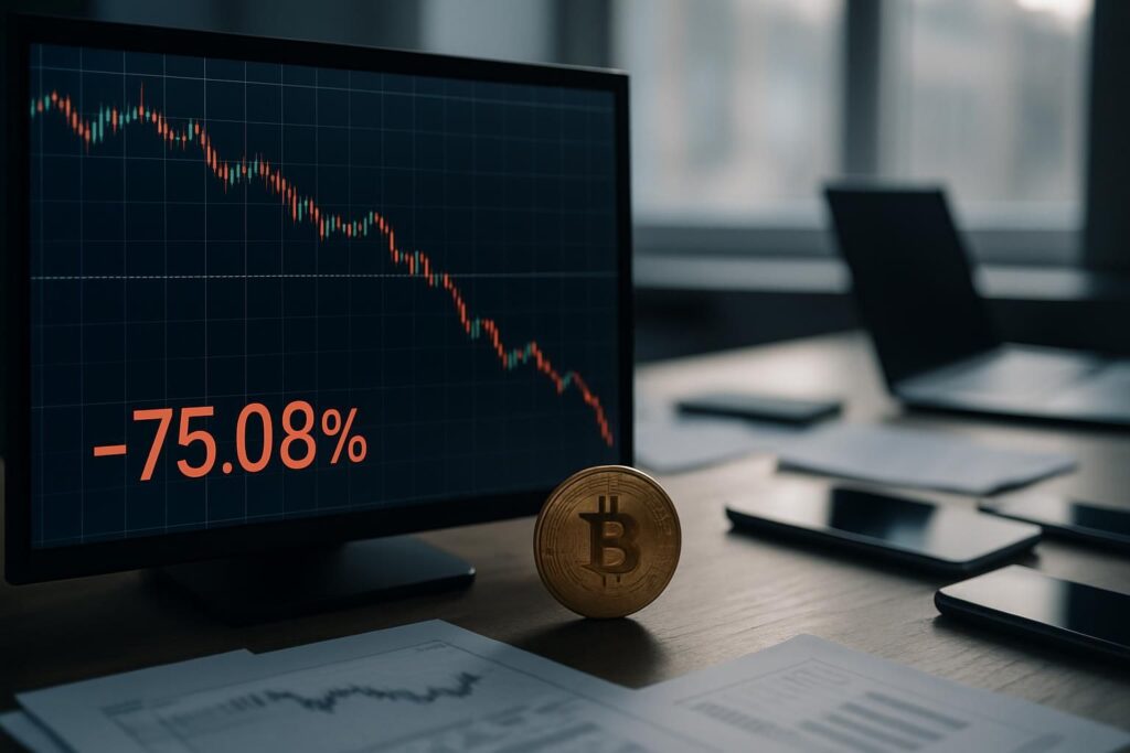 découvrez pourquoi le bitcoin a chuté de 2 % après avoir échoué à dépasser les 75 000 $. analyse des principales causes et impacts sur le marché.