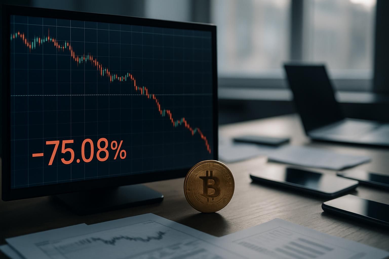 découvrez pourquoi le bitcoin a chuté de 2 % après avoir échoué à dépasser les 75 000 $. analyse des principales causes et impacts sur le marché.