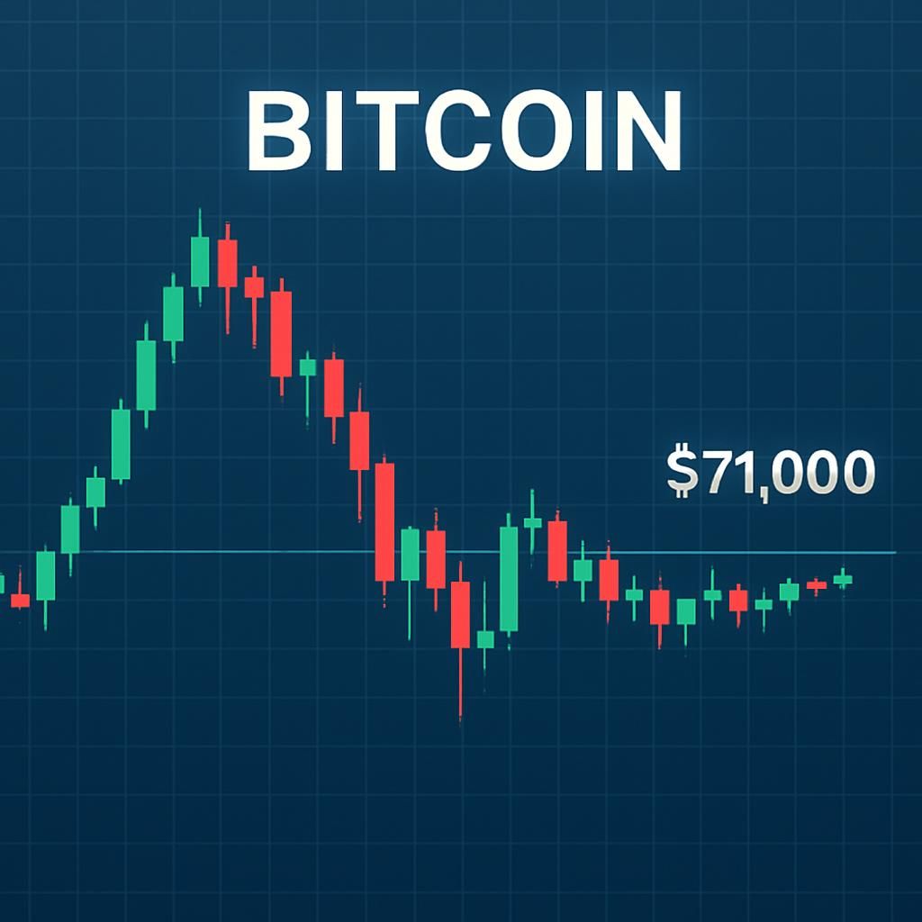 bitcoin se stabilise autour de 71 000 $, tandis qu'ethereum, xrp et dogecoin évoluent près de niveaux clés, suscitant l'attention des investisseurs sur les possibles mouvements du marché des cryptomonnaies.