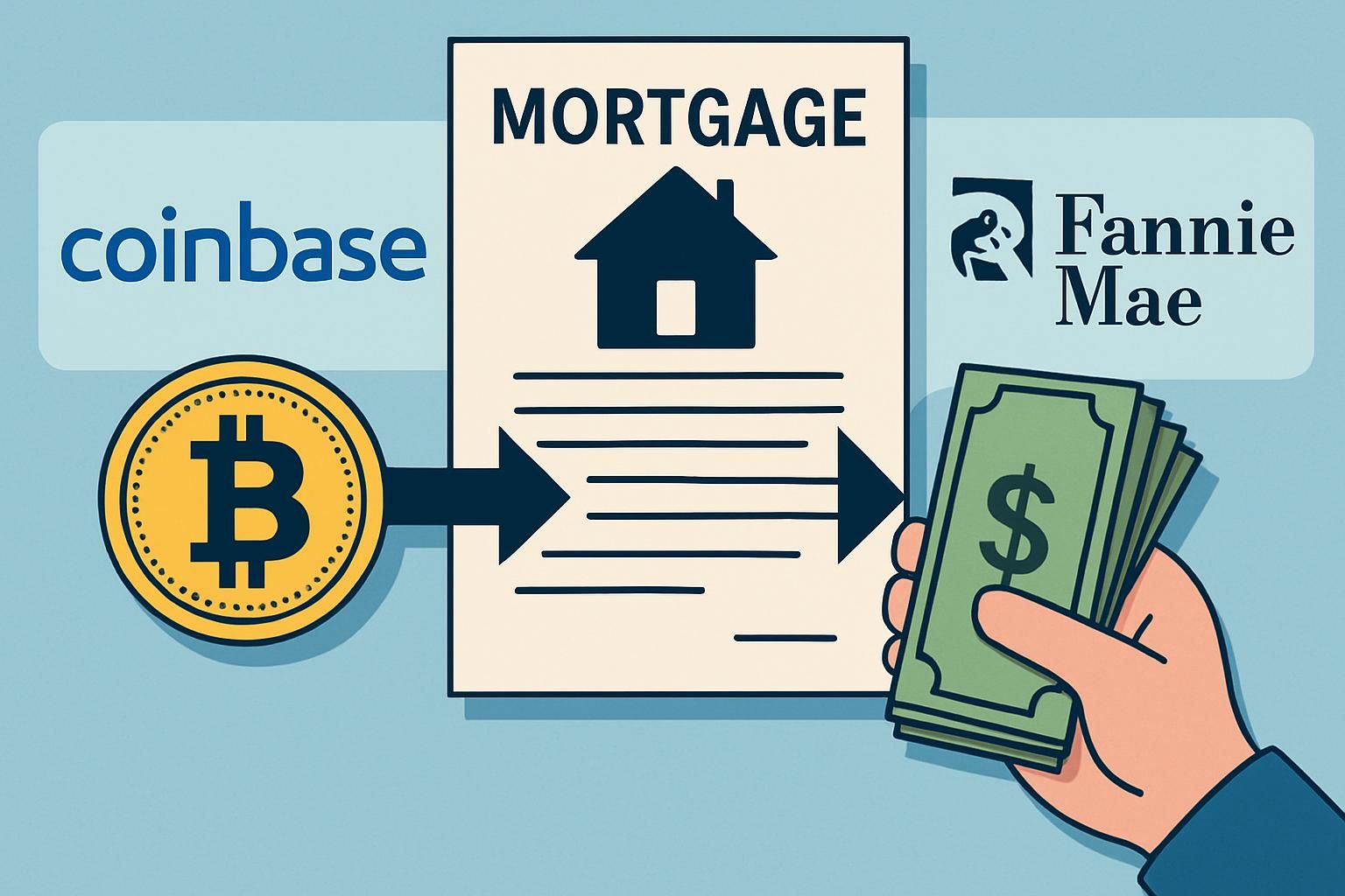 coinbase et fannie mae s'associent pour proposer des prêts hypothécaires sécurisés grâce à la cryptomonnaie, révolutionnant ainsi le marché immobilier avec des solutions innovantes et sécurisées.