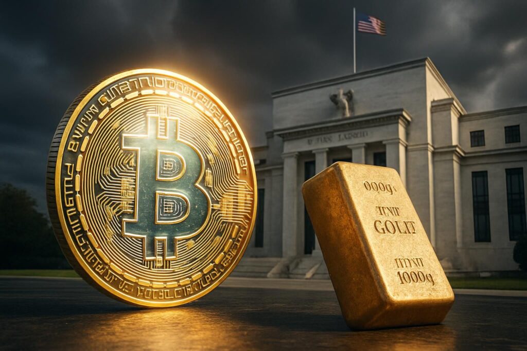 découvrez comment le bitcoin surpasse l'or malgré une politique monétaire toujours stricte de la fed, et pourquoi il devient une valeur refuge incontournable.