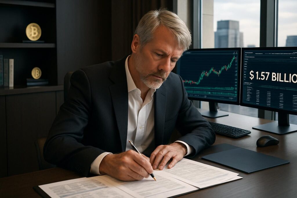 michael saylor réalise le cinquième plus grand achat de bitcoin d'une valeur de 1,57 milliard de dollars, renforçant la position de microstrategy (mstr) dans le marché des cryptomonnaies.