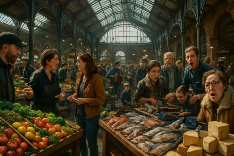 découvrez l'ambiance unique des halles, mêlant animations dynamiques et réalités surprenantes, pour une immersion authentique au cœur de ce lieu emblématique.