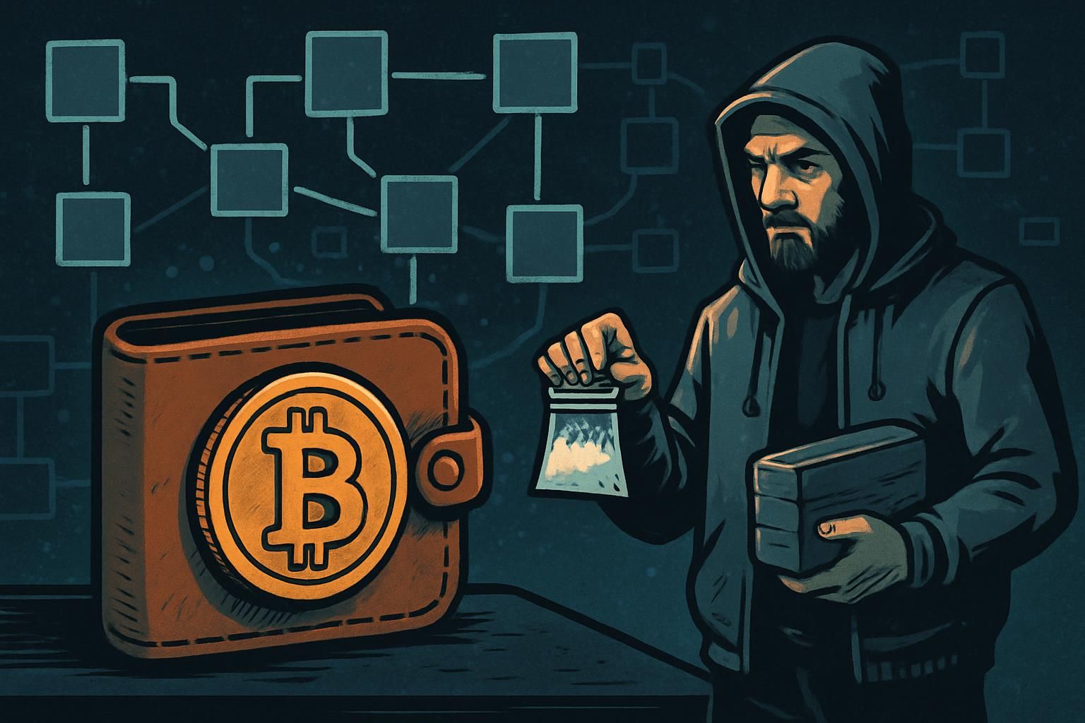 un bitcoin d'une valeur de 35 millions de dollars, associé à un trafiquant de drogue, se réveille après dix ans d'inactivité, suscitant une vague de questions autour de son origine et de son utilisation.