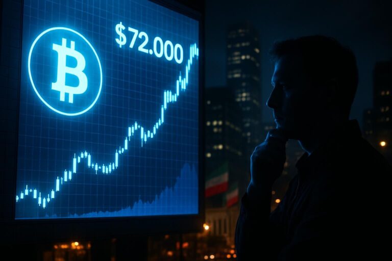 le bitcoin atteint 72 000 $ alors que l'accord de cessez-le-feu fragile en iran menace de perturber le marché du btc, suscitant incertitudes et opportunités pour les investisseurs.