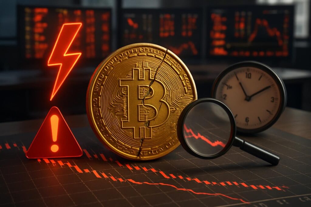 découvrez les 3 signaux d’alerte majeurs qui mettent en péril le rallye actuel du bitcoin et ce que cela signifie pour les investisseurs.