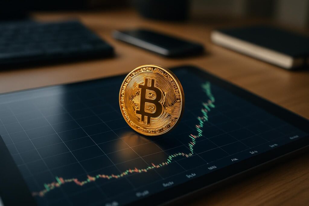 découvrez comment bitcoin reprend son dynamisme en dépassant une ligne de tendance clé après une période de six mois de stagnation, marquant un tournant important pour la crypto-monnaie.