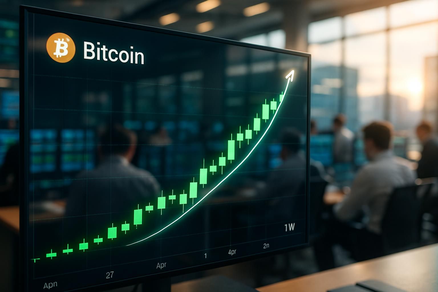 découvrez comment bitcoin est en passe d'enregistrer son meilleur mois d’avril depuis 2020, avec des performances exceptionnelles en seulement une semaine.