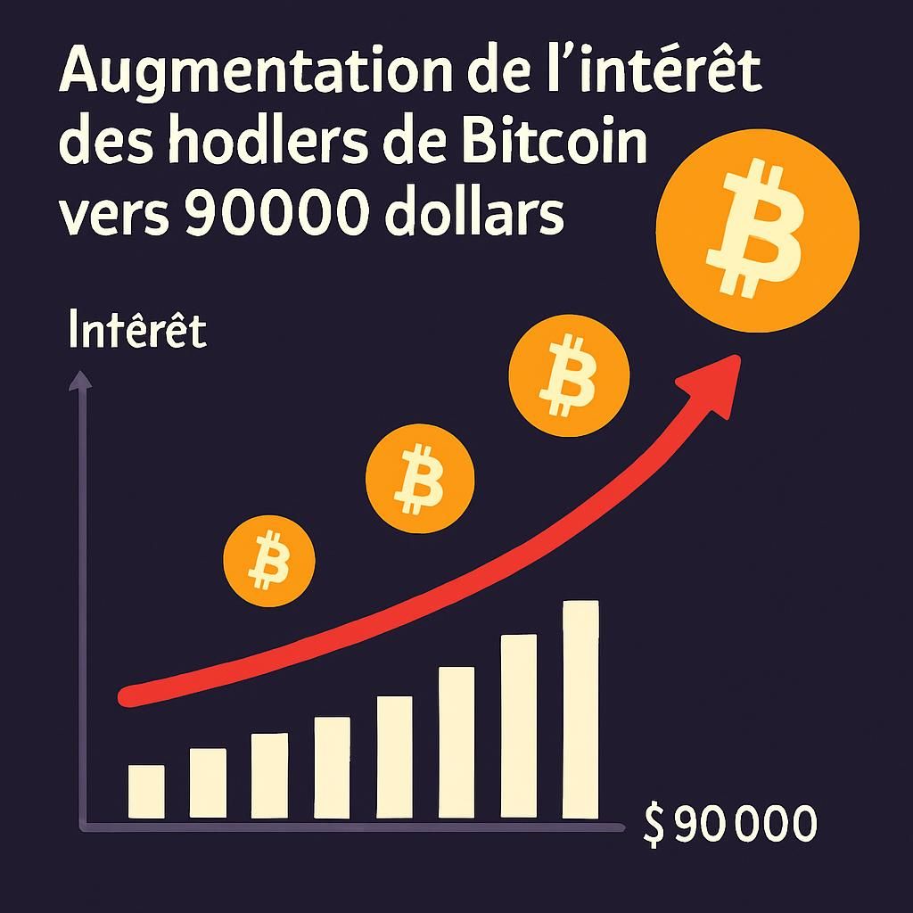 découvrez comment la hausse de 10 % des hodlers de bitcoin pourrait propulser le btc vers les 90 000 dollars, analysant les tendances et perspectives du marché crypto.