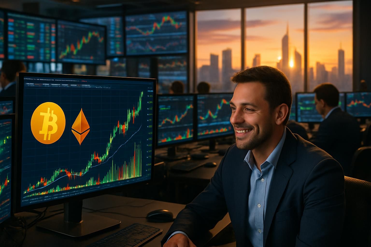 les etf crypto enregistrent une semaine record avec 1,37 milliard de dollars d’entrées, la meilleure performance depuis janvier, illustrant un fort regain d'intérêt sur le marché.