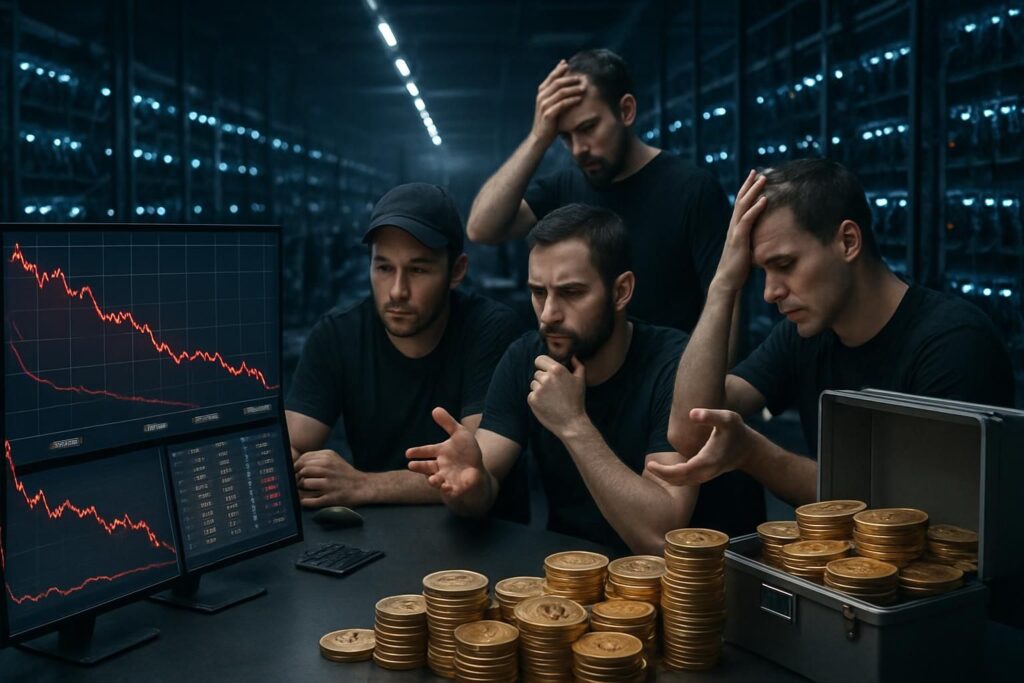 au premier trimestre 2026, les mineurs publics de bitcoin ont enregistré un record de cessions en vendant 32 000 btc, confrontés à une érosion significative de leurs marges bénéficiaires.