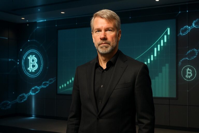 michael saylor déclare qu'une croissance modeste de 2 % de bitcoin pourrait garantir la survie durable de microstrategy.