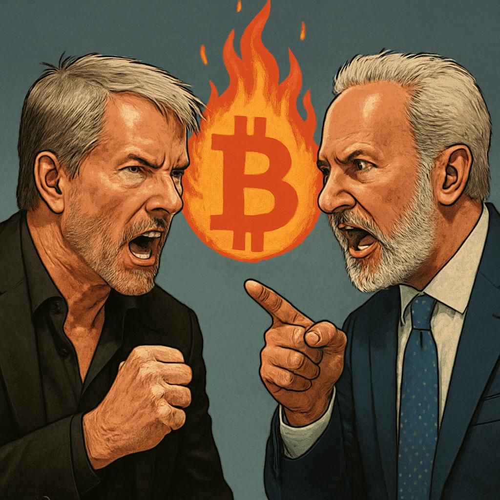 michael saylor révèle la faille majeure dans les arguments de peter schiff contre le bitcoin, offrant une nouvelle perspective sur le débat autour de la cryptomonnaie.