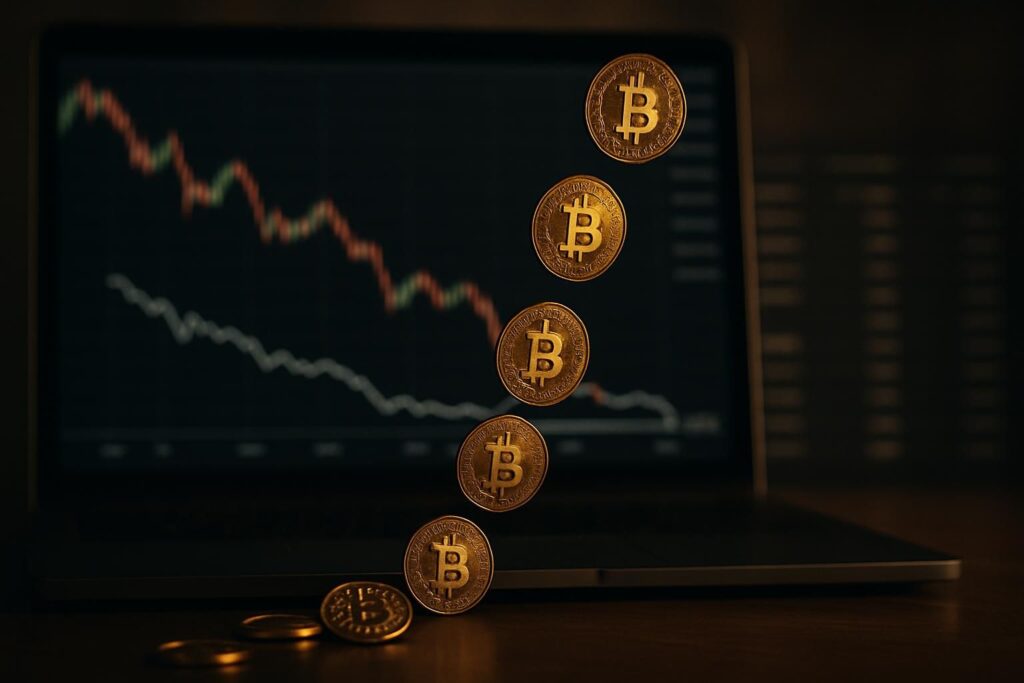 analyse du repli des flux de bitcoin des investisseurs majeurs sur les plateformes, avec un retour aux niveaux de 2018 et une contraction notable de l’offre sur le marché.