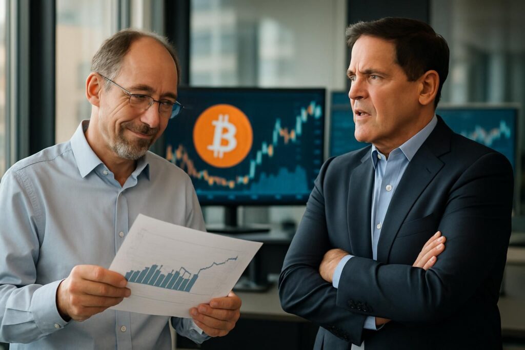 adam back critique les chiffres avancés par mark cuban concernant la vente de ses actifs en bitcoin, suscitant un débat sur la transparence des transactions en cryptomonnaie.