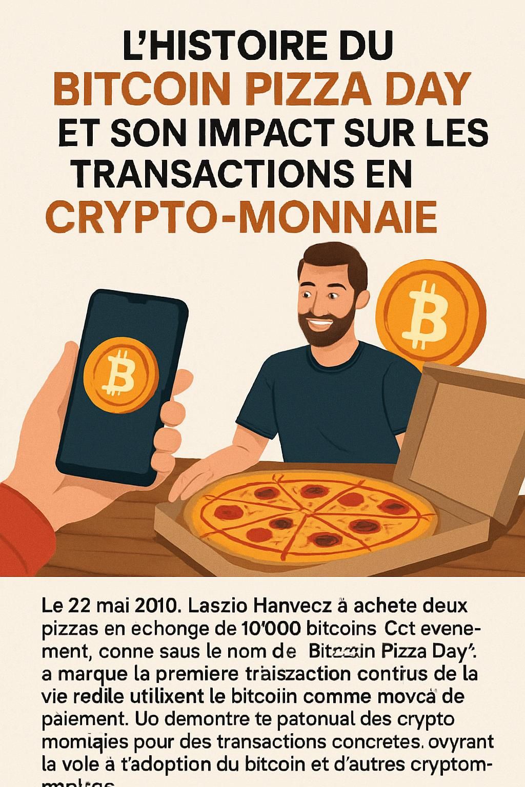 découvrez pourquoi le bitcoin pizza day 2026 marque une perte de 300 millions de dollars par rapport à l'année dernière, analysant l'évolution et l'impact de cet événement emblématique sur la valeur du bitcoin.