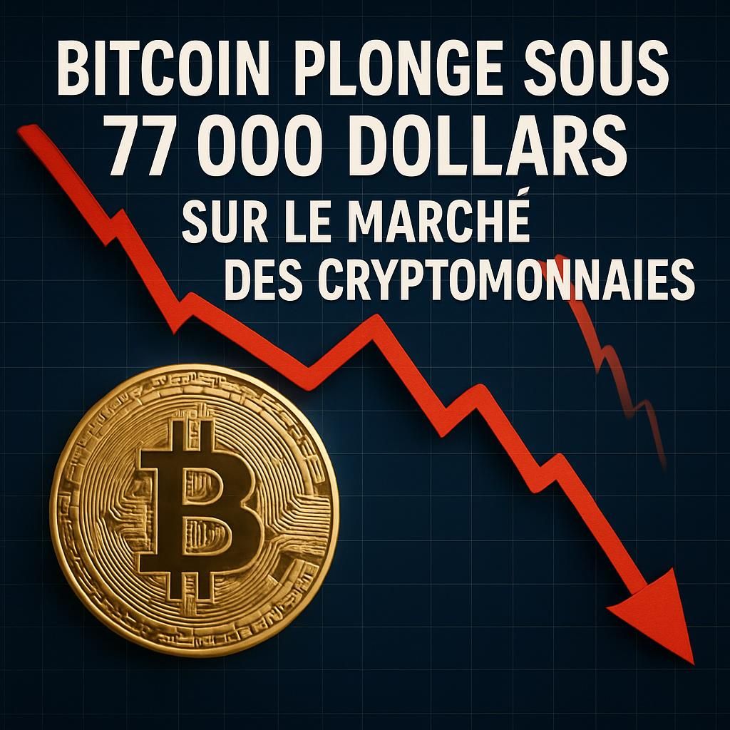 découvrez pourquoi le bitcoin est tombé sous les 77 000 $ et quels sont les trois indices surprenants qui pourraient annoncer une prochaine hausse de sa valeur.