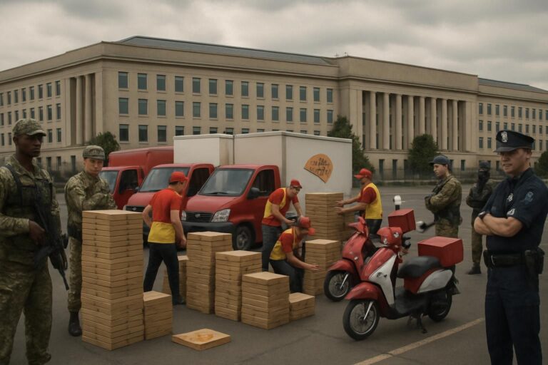 des commandes massives de pizza près du pentagone suscitent des inquiétudes et ravivent les tensions liées à un conflit potentiel avec l'iran.