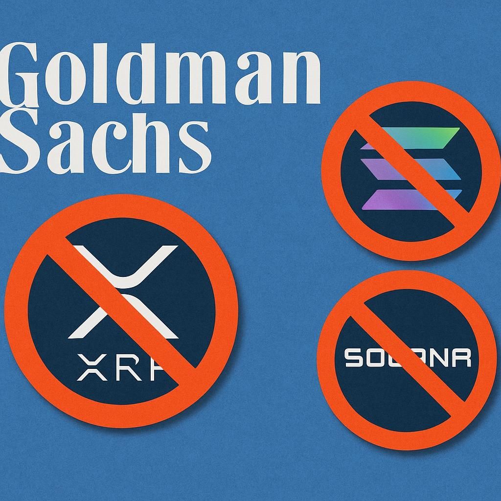 goldman sachs se retire du xrp et de solana, tout en réduisant de 70 % sa position sur ethereum, marquant un réajustement stratégique majeur dans ses investissements en cryptomonnaies.