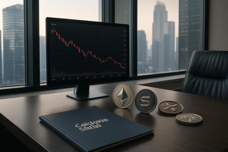 goldman sachs se retire du xrp et de solana, tout en réduisant de 70 % son exposition à ethereum, marquant un changement stratégique majeur dans ses investissements en cryptomonnaies.