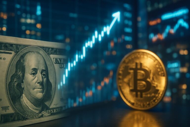 analyse de l'impact de la hausse de l'indice du dollar américain sur la trajectoire future du cours du bitcoin et ses perspectives d'évolution.