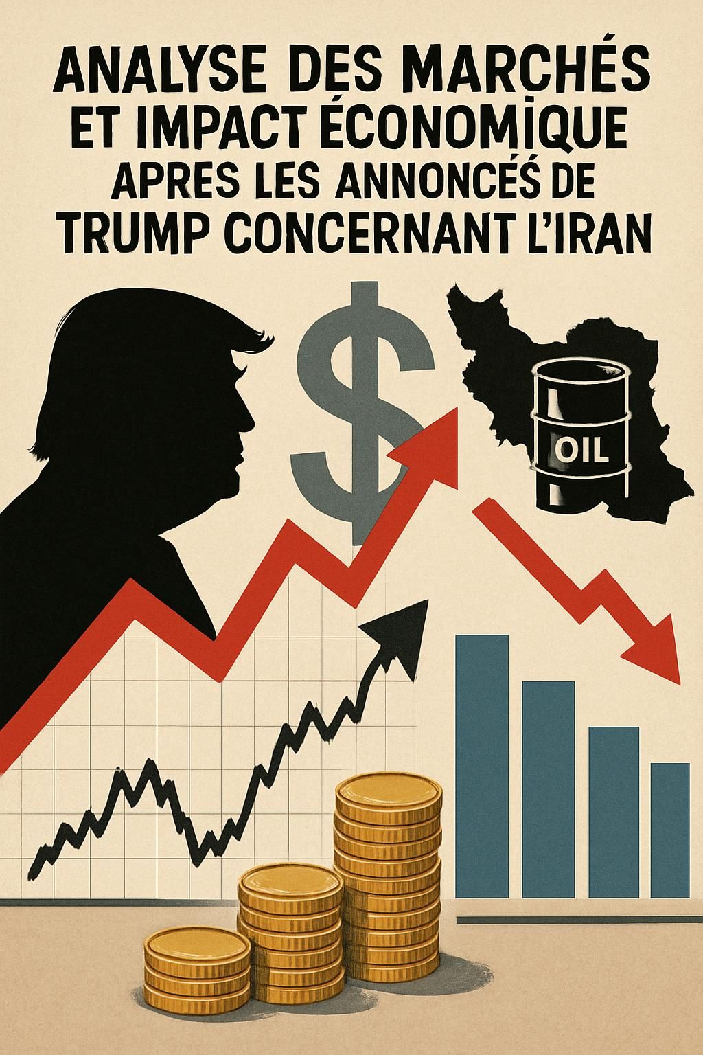 analyse de la décision de trump sur l'iran qui provoque une agitation sur les marchés financiers avec 350 milliards de dollars en jeu, tandis que la prudence prévaut chez les investisseurs.