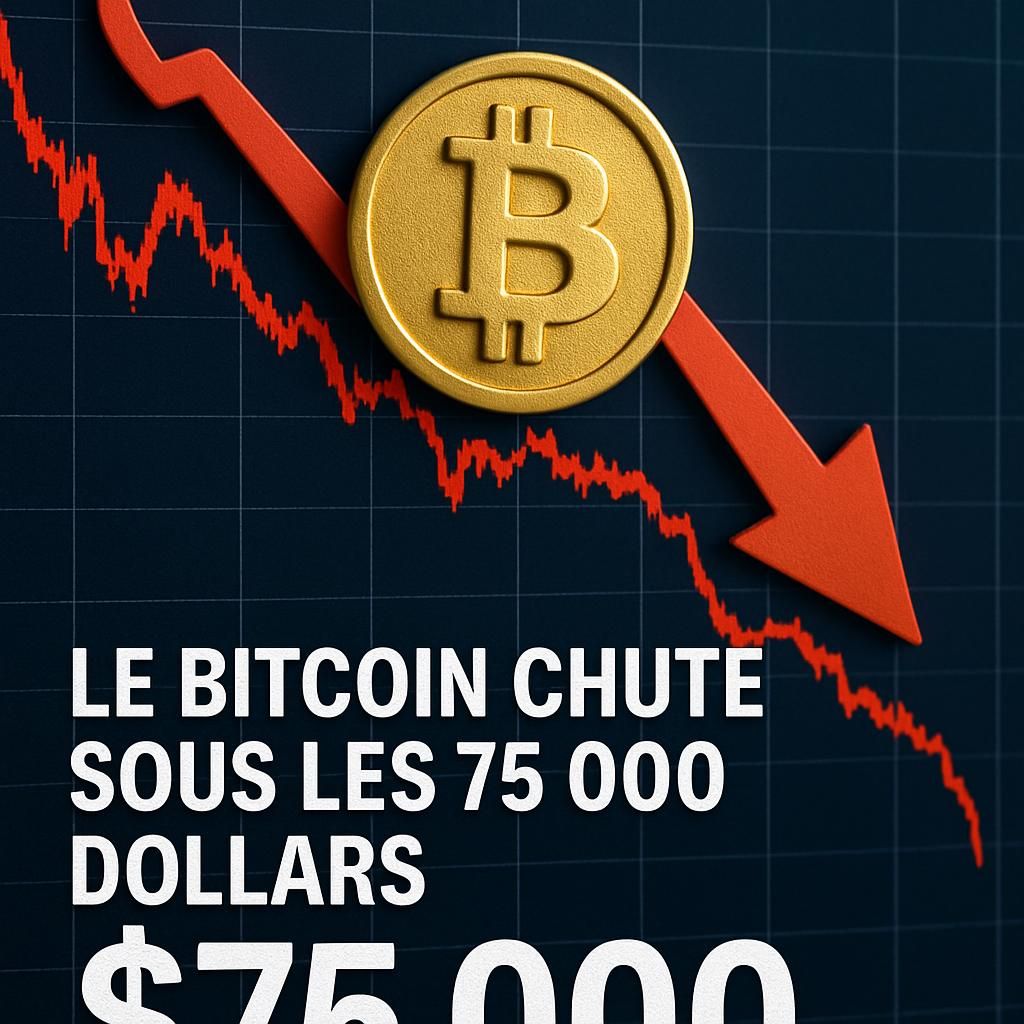le bitcoin baisse sous les 75 000 dollars, face à trois menaces majeures qui impactent son marché et sa valeur. analyse des facteurs clés derrière cette chute.