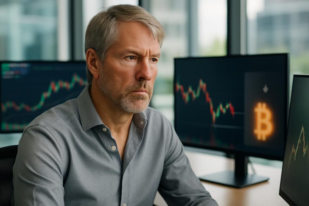 michael saylor change de stratégie en privilégiant la vente de bitcoin au lieu d'un engagement extrême, marquant un tournant dans sa gestion des actifs numériques.