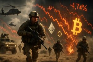 découvrez la nouvelle opération militaire américaine contre l’iran et son impact majeur sur la cryptomonnaie, avec des liquidations approchant le milliard de dollars.