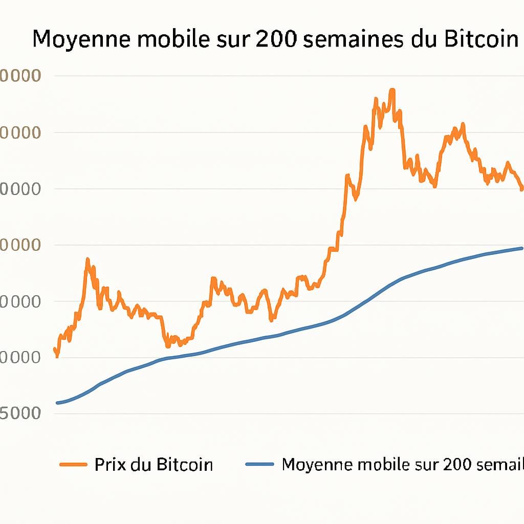 adam back souligne l'importance de la moyenne mobile sur 200 semaines de bitcoin comme un indicateur essentiel pour identifier une tendance haussière durable sur le marché.