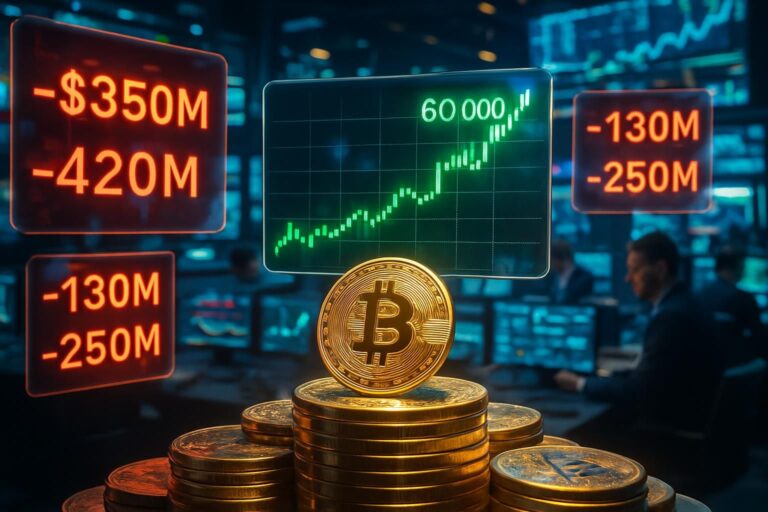 découvrez l'explosion des liquidations en crypto atteignant 1,1 milliard de dollars alors que le bitcoin franchit la barre des 60 000 dollars, marquant une nouvelle étape majeure sur le marché des cryptomonnaies.