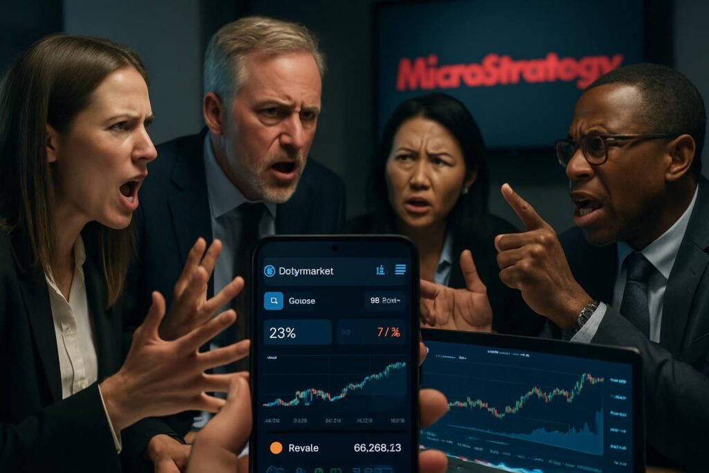 polymarket fait face à de vives critiques suite à un désaccord concernant la vente de bitcoin par microstrategy, suscitant un débat intense dans le monde des crypto-monnaies.