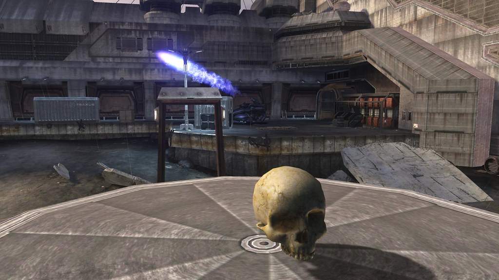 Capture du jeu Halo montrant l'univers de Master Chief