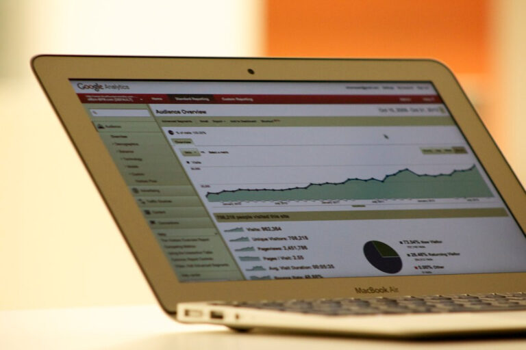 Écran d'ordinateur affichant une interface d'analyse publicitaire Google